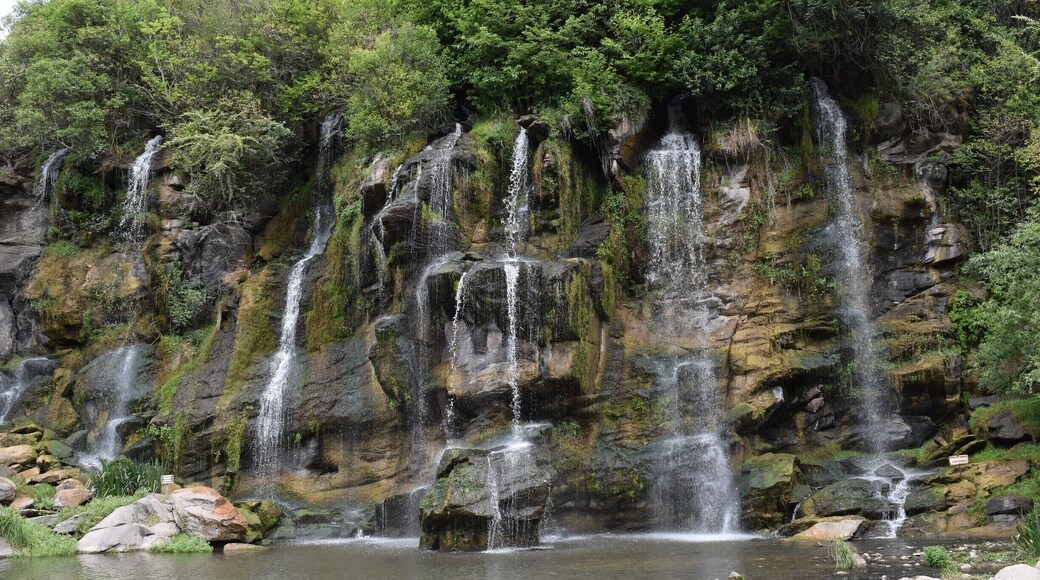 Las siete cascadas, en la localidad de La Falda, provincia de Córdoba, Argentina.