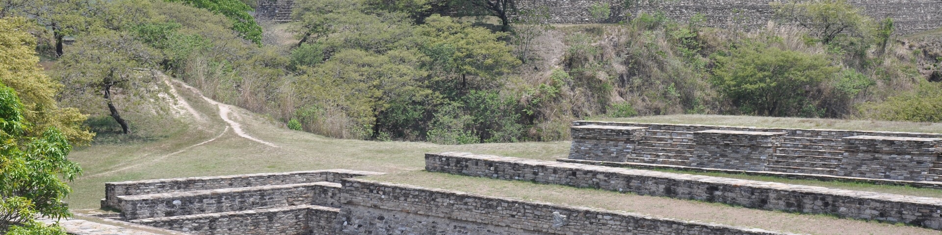 Mayan Ruins of the pre-hispanic (pre-Colombian) town Mixco Viejo, Guatemala