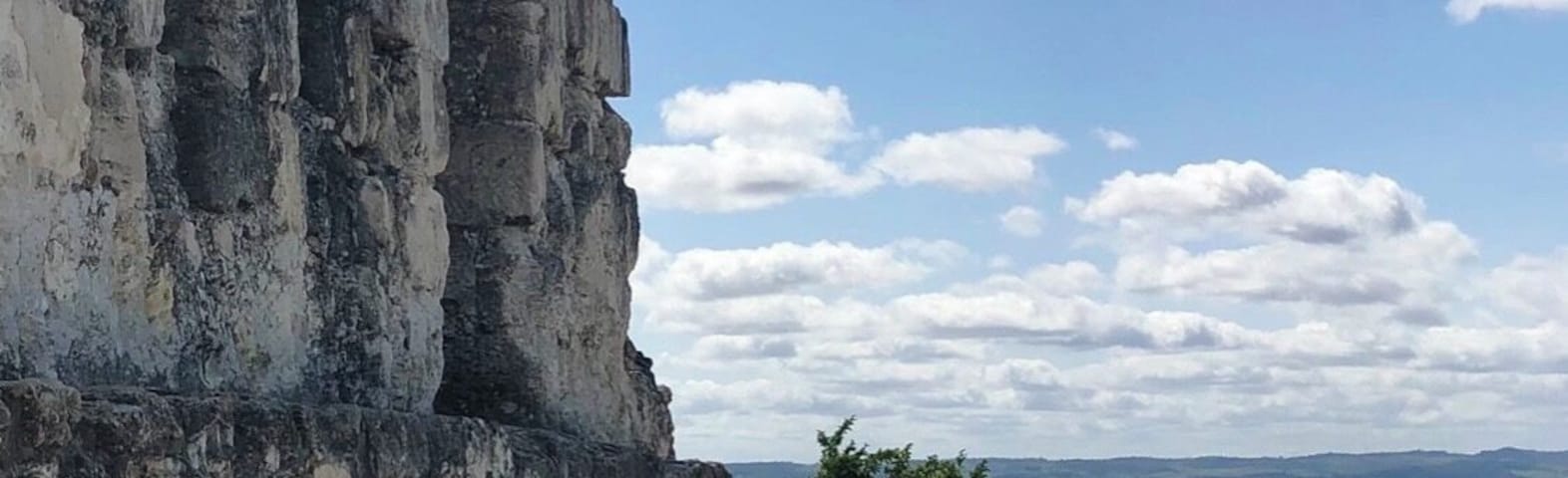 We are atop a high temple at Yaxha. The crown of the Mayan empire!