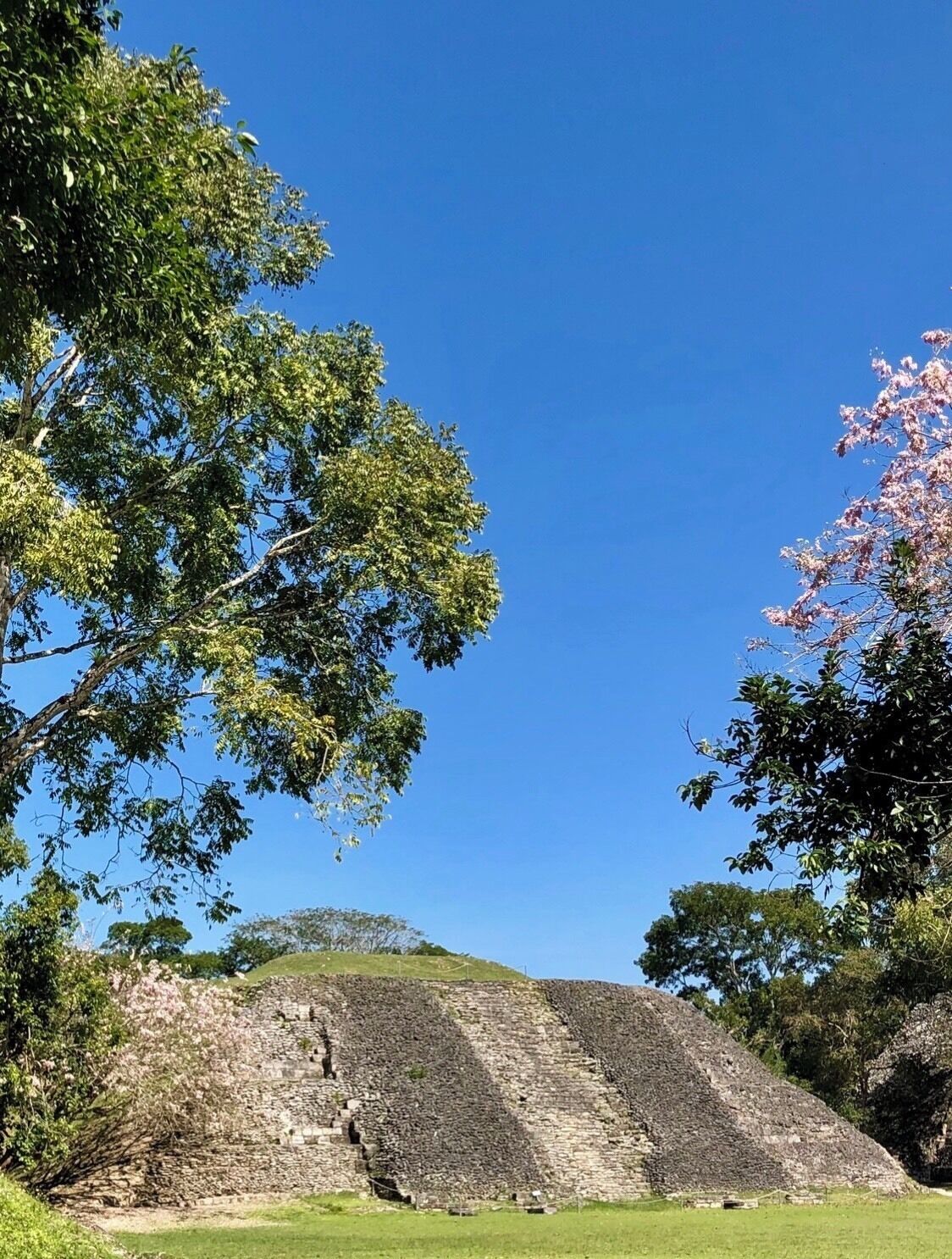 A lesser visited site about 20 miles north of Tikal. Close to the Belize boarder. It’s beautiful and well worth a visit.