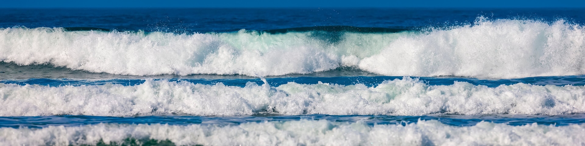 Waves rolling into shore on Dillon Beach; California, United States of America