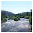 View from the bridge crossing the American River in Coloma.