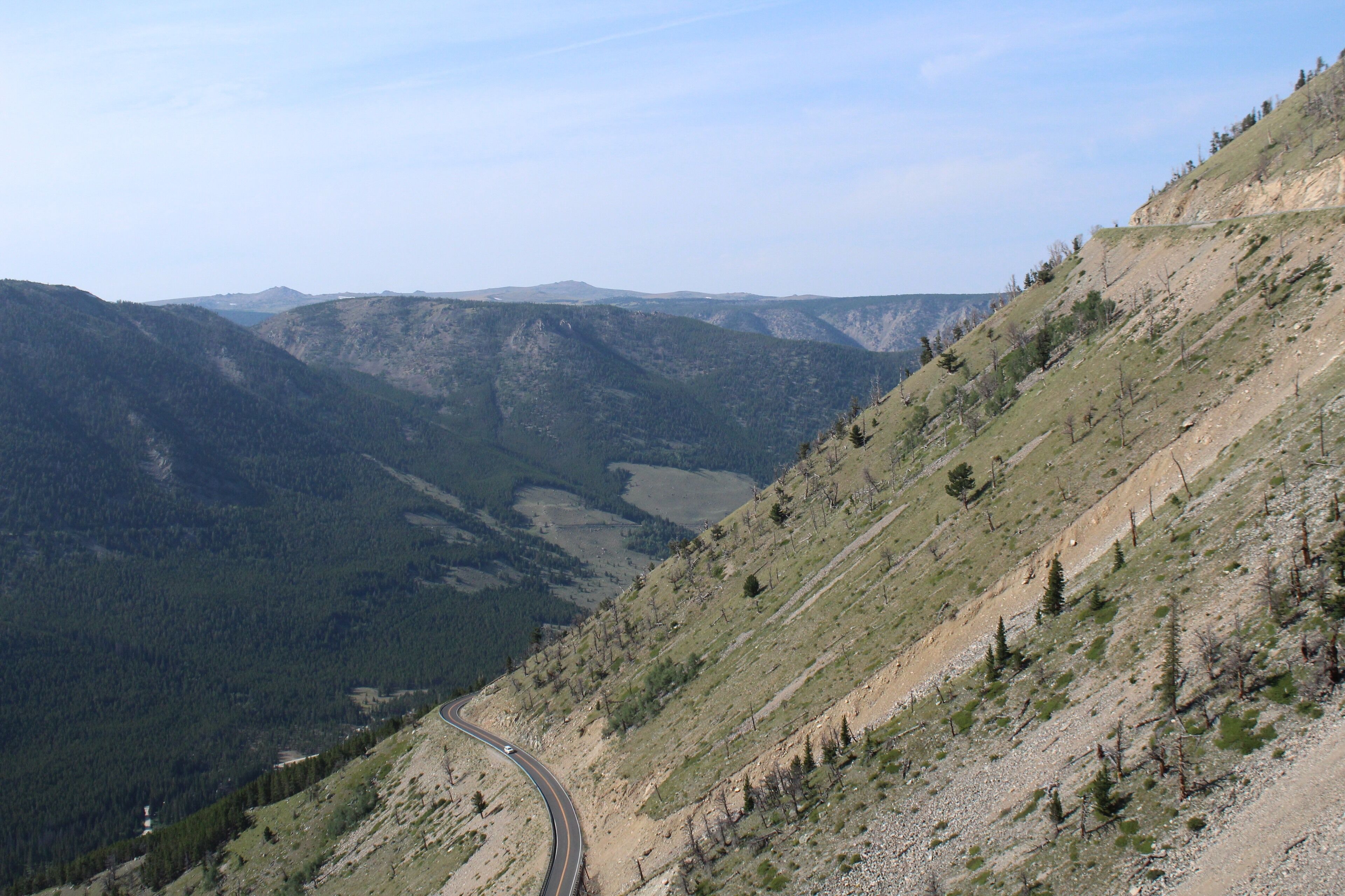 Hwy that runs in between Montana and Wyoming. Incredible views and just amazing to drive through