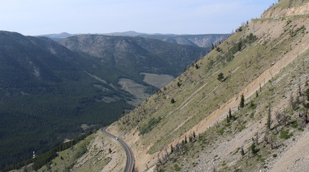 Hwy that runs in between Montana and Wyoming. Incredible views and just amazing to drive through