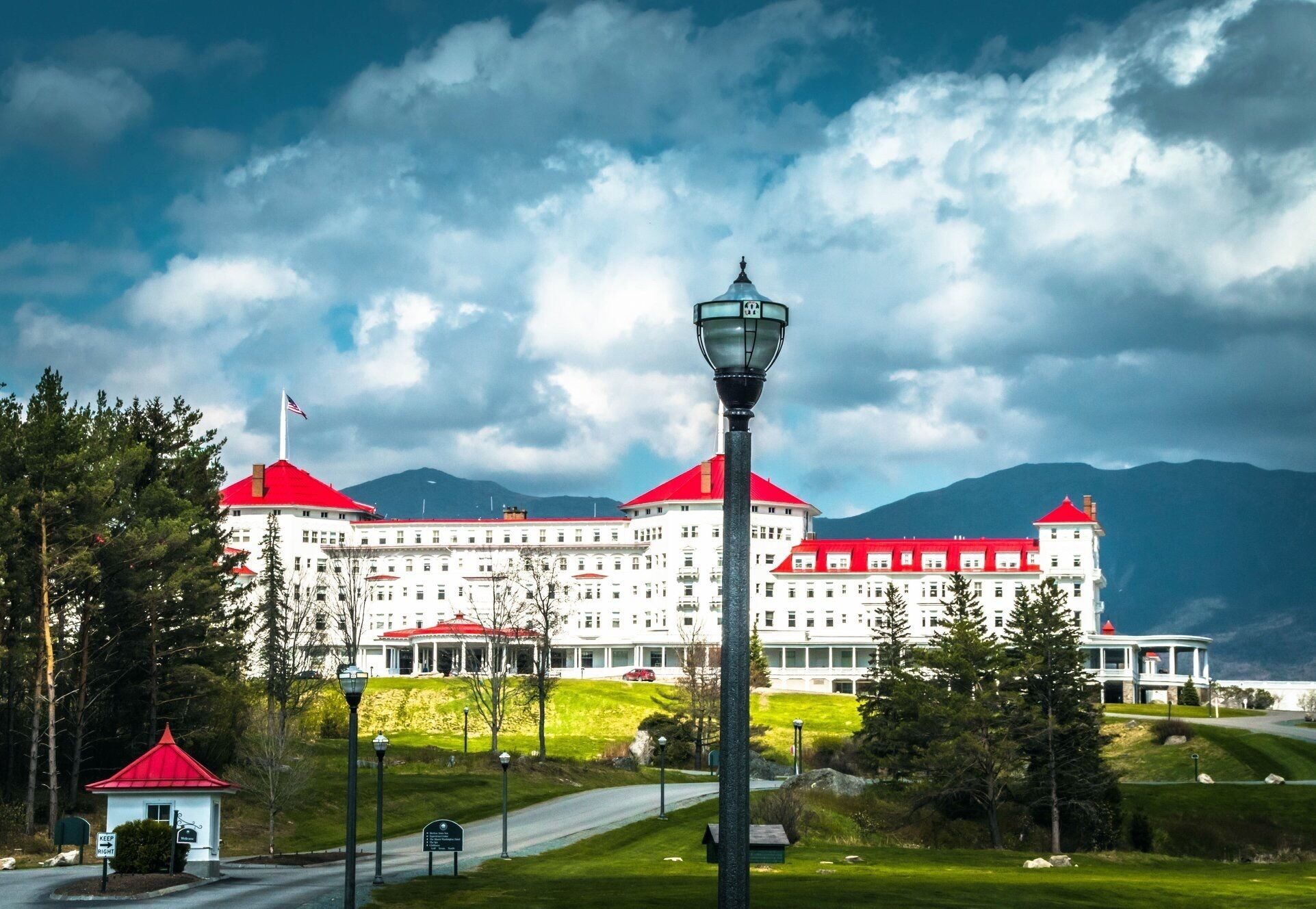 The Mount Washington Hotel is a hotel in Bretton Woods, New Hampshire, near Mount Washington.
