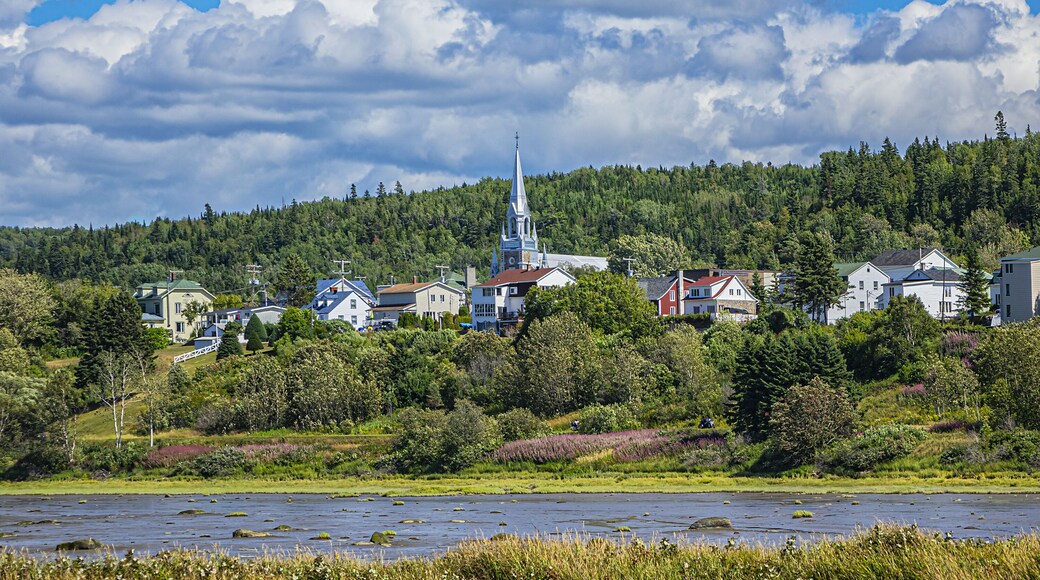 View of the picturesque Bic Park (Parc national du Bic). Parc national du Bic is located in the Bas-Saint-Laurent tourism region near Rimouski. Quebec Province, Canada.