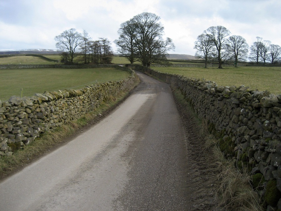 Access Lane from Ireby Hall Farm Lane that gives exclusive access from Ireby Hall Farm to the A65.