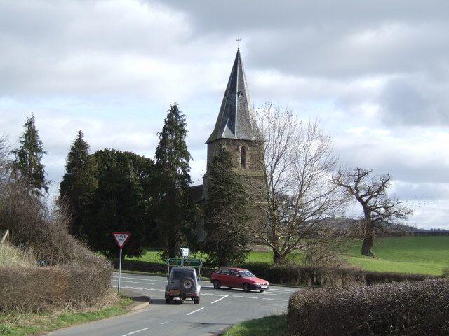 Wormbridge church Next to the A465 Hereford to Abergavenny road.