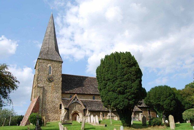 Parish church of St Peter ad Vincula, Wisborough Green, West Sussex, seen from the south