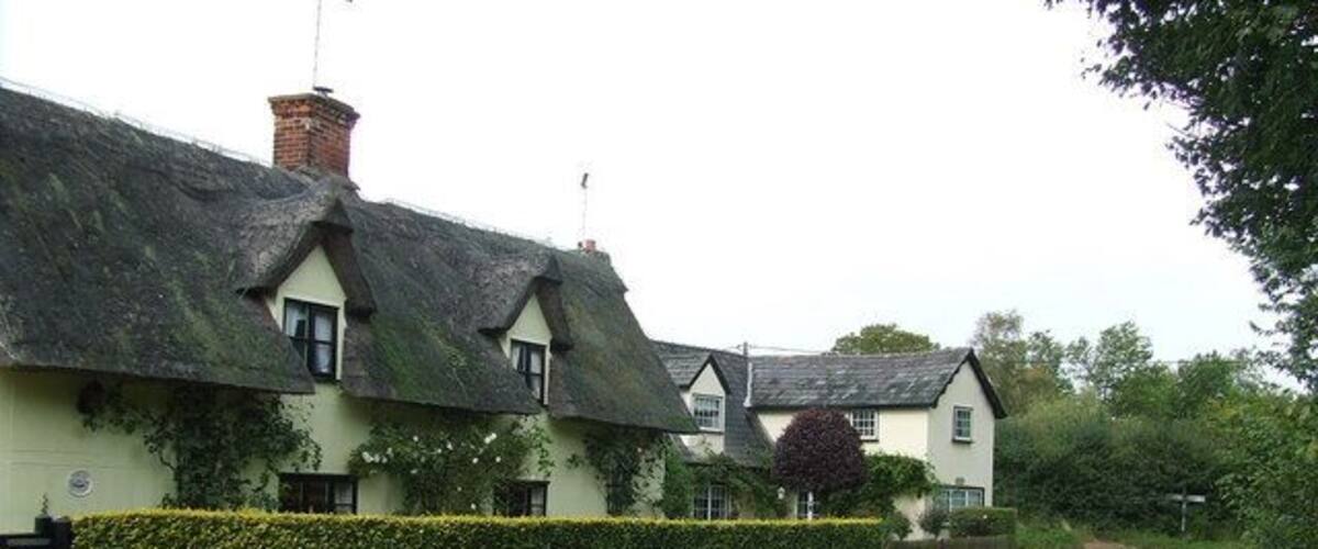 Old cottages Old cottages near to Wickhambrook, Suffolk.