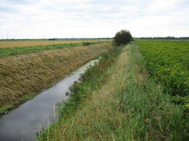 Twelve Foot Drain This drainage ditch crosses the land known as Wicken Dolvers.