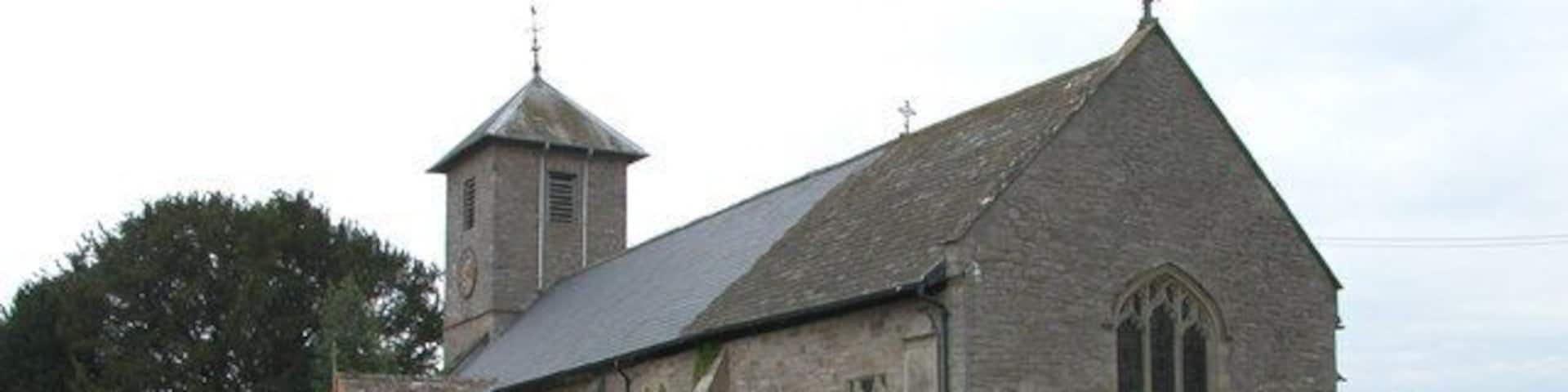 St Mary's Church, Brilley. Much of this church has been rebuilt, the chancel in 1890 and the tower in 1912.