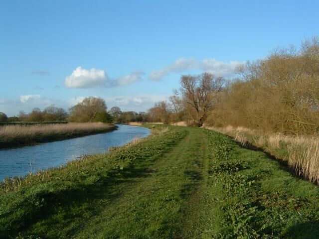Pocklington Canal. Between East Cottingwith and Storwood, East Riding of Yorkshire, England. Looking North.