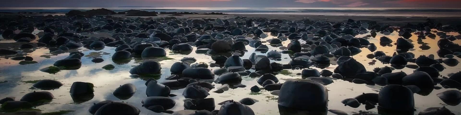 Westward Ho! At sunset.