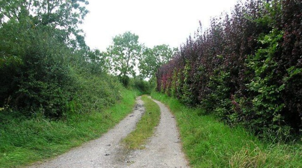 Slate Lane View west along Slate Late - public way