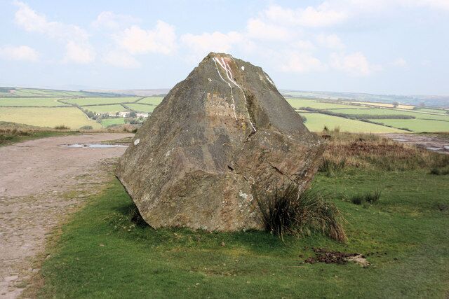 Froude Hancock Memorial This boulder is a memorial to Froude Hancock a local celebrity and England Rugby player.