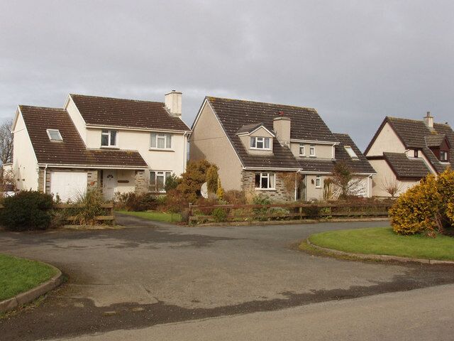 Houses in Week Green A close off the road to the Langdons.