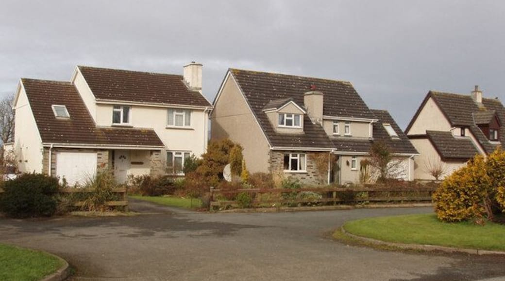 Houses in Week Green A close off the road to the Langdons.