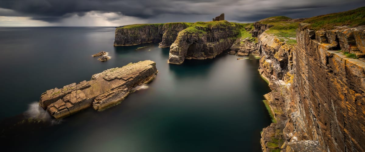 Old Wick Castle Panorama