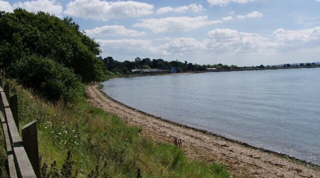 River Hamble taken from Solent way. Warsash Hampshire