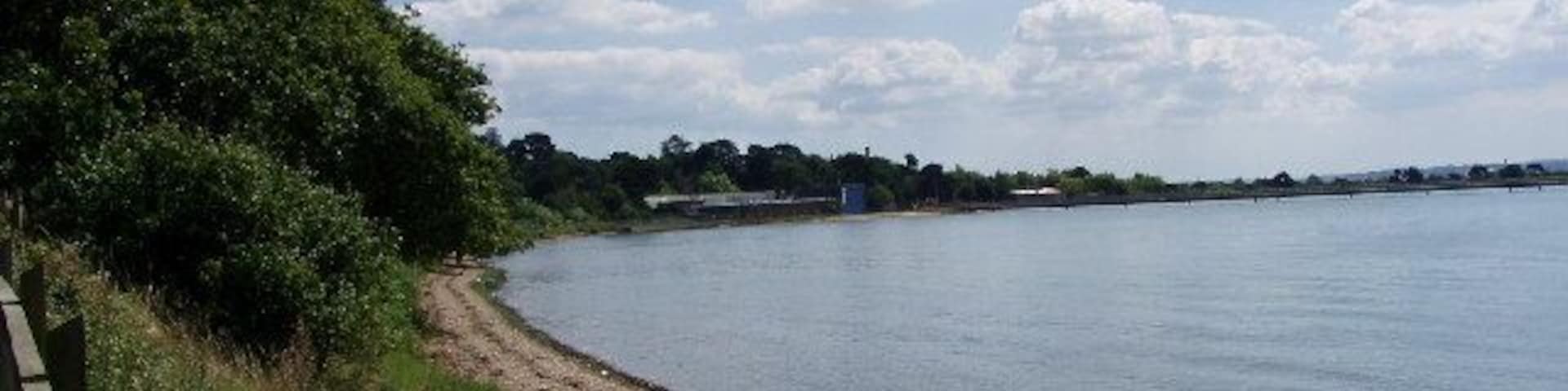 River Hamble taken from Solent way. Warsash Hampshire