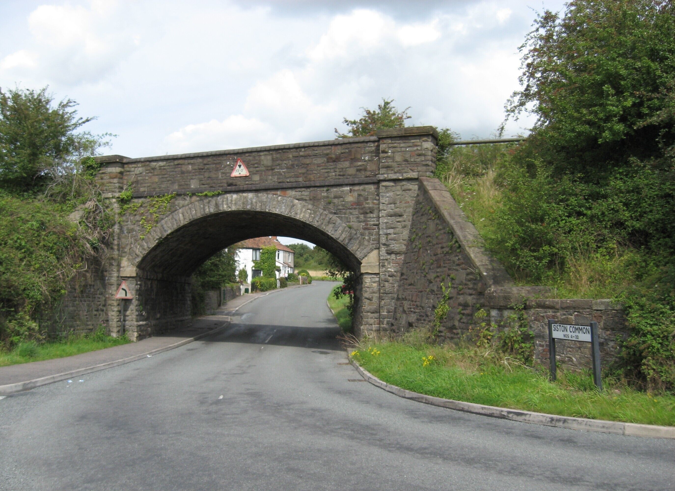Former Midland Railway Overbridge, Siston Common.