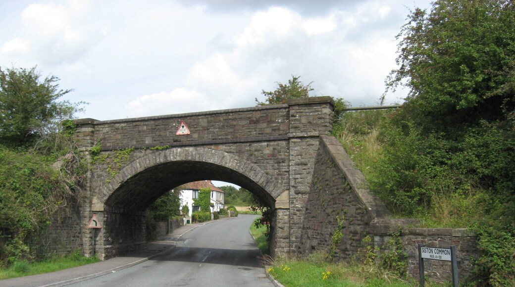 Former Midland Railway Overbridge, Siston Common.