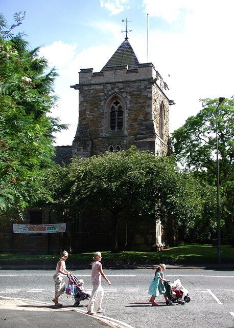 All Saints Church, Waltham Looking south-southeast across High Street from Church View. The 13th century church dedicated to All Saints underwent major restoration and remodelling in Victorian times. Richard Baynes, a rector at Waltham All Saints was implicated in the murder of the Elizabethan playwright Christopher Marlowe.
