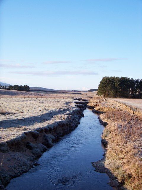 South Medwin Water As viewed from the bridge near Weston.
