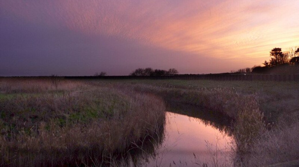 Dunwich River, sunset