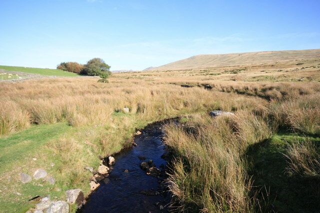 River Annas More a small stream here, running off Charles Ground, on the flanks of Corney Fell