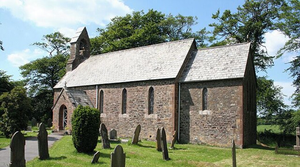 St Bridget the Virgin parish church, Virginstow, Devon, seen from the southeast