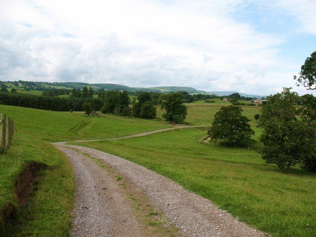 Farm track near Kilgram Grange The track from Kilgram Grange to Squirrel Bank offers a view westwards towards Witton Fell.