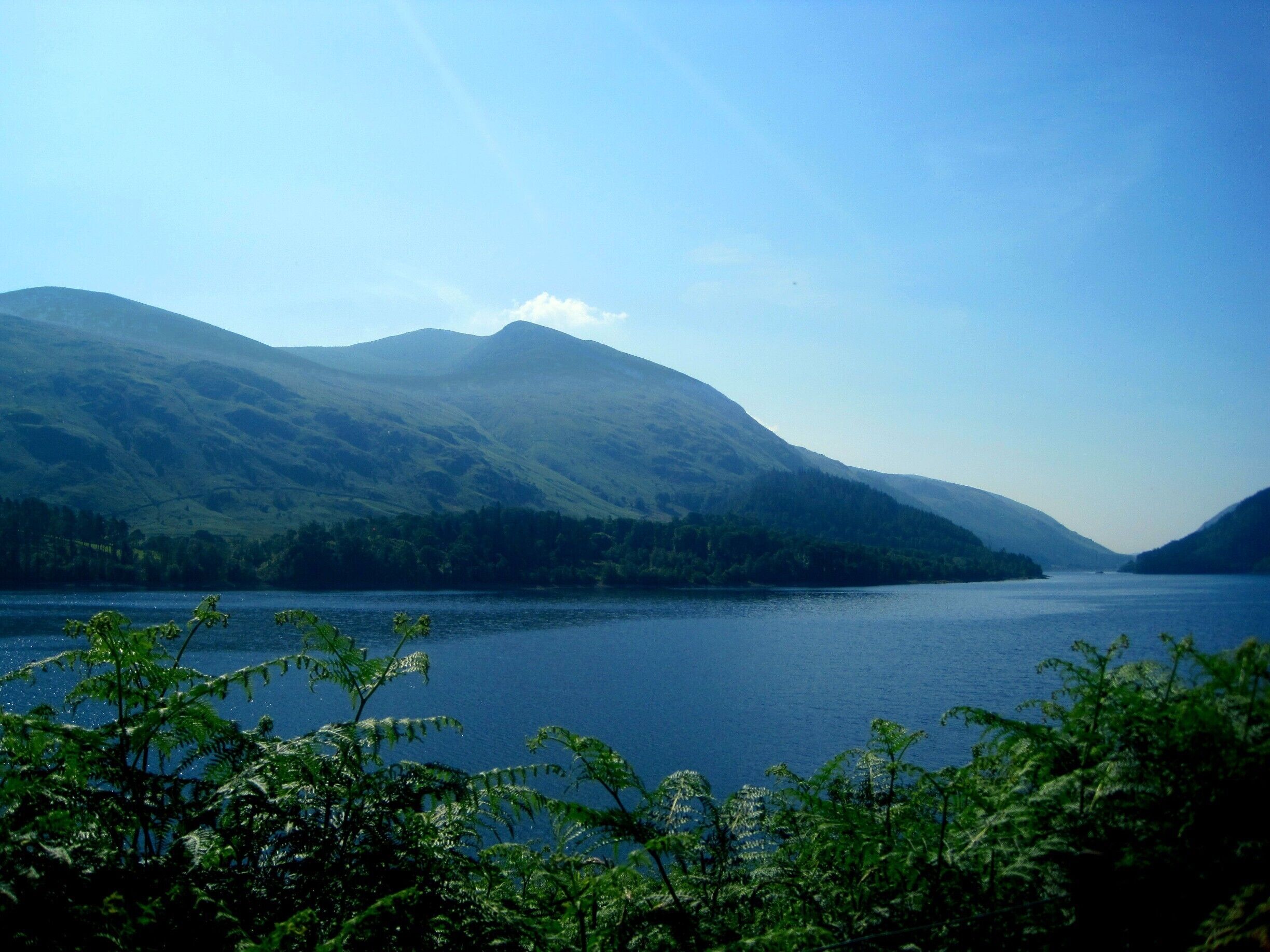 View of Thirlmere from Great How after we had climbed Helvellyn 