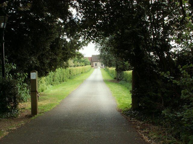 The approach to St. Peter's church at Tewin