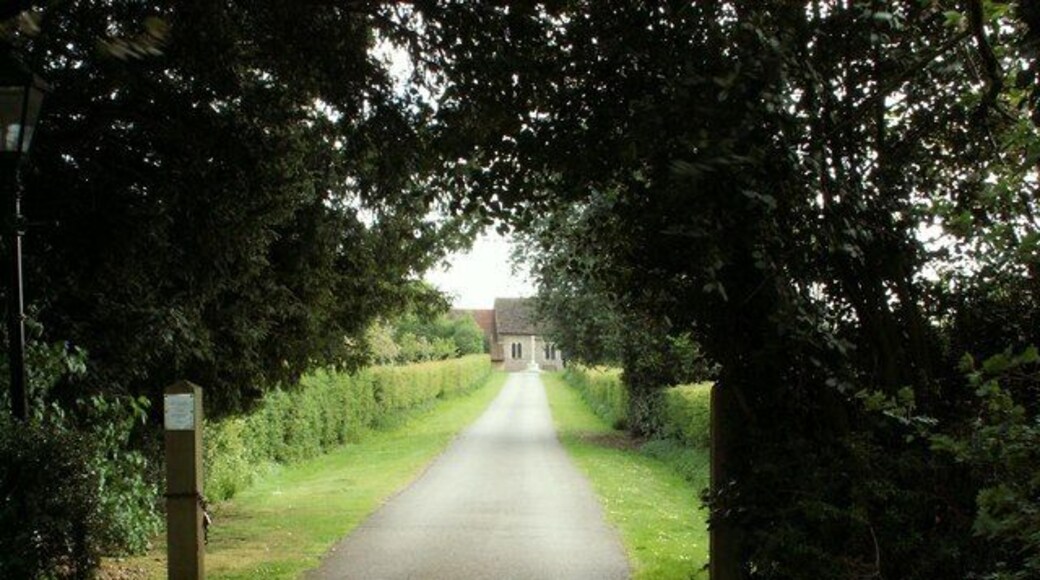 The approach to St. Peter's church at Tewin