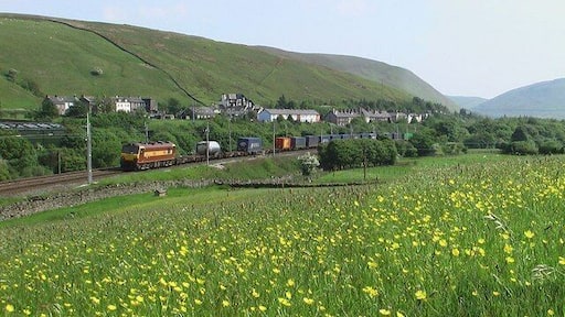 Railway cottages, Tebay A village created just for the railways. Here there was an engine shed providing banking locomotives for the climb up to Shap summit and it was also a junction for the now closed Stainmore line to Barnard Castle.