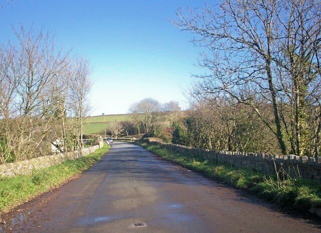 Castle Ely Bridge, Llanteg Looking northestwards along Castle Ely Bridge. The stream is the Pembs/Carms county boundary. This was the main A477 until the road moved in the 1980s and left this small section as a disused loop.