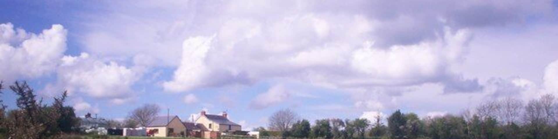 Looking towards Crofty, Llanteg Soon to have a large new entrance.