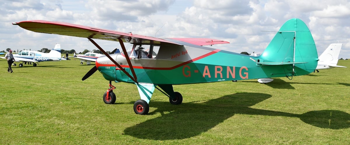 Piper PA-22 at the LAA Rally, Sywell, 01/09/17.