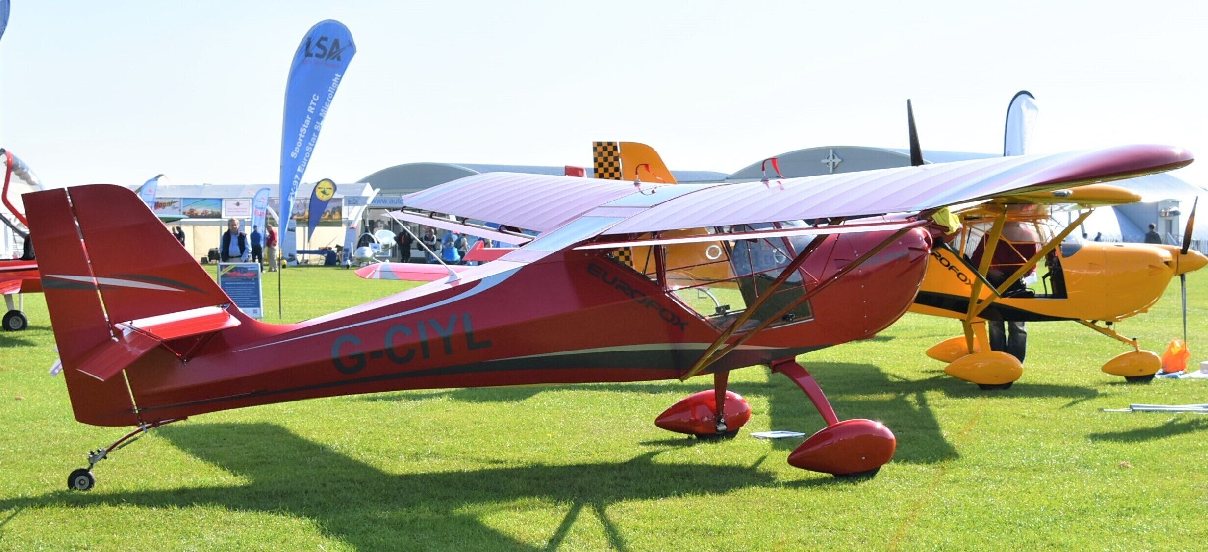 Aeropro Eurofox at the LAA Rally, Sywell, 01/09/17.