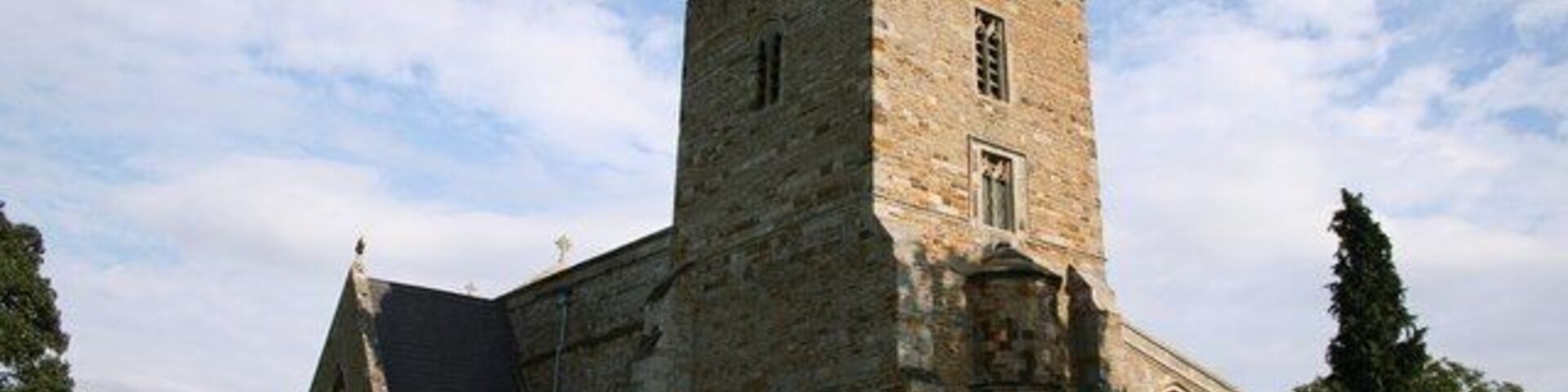 St.Peter & St.Paul's church Late 13th century tower with a later projecting stair turret