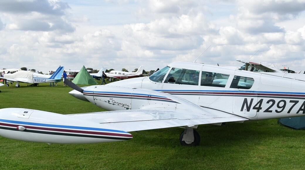 Piper PA-39 at the LAA Rally, Sywell, 01/09/17.