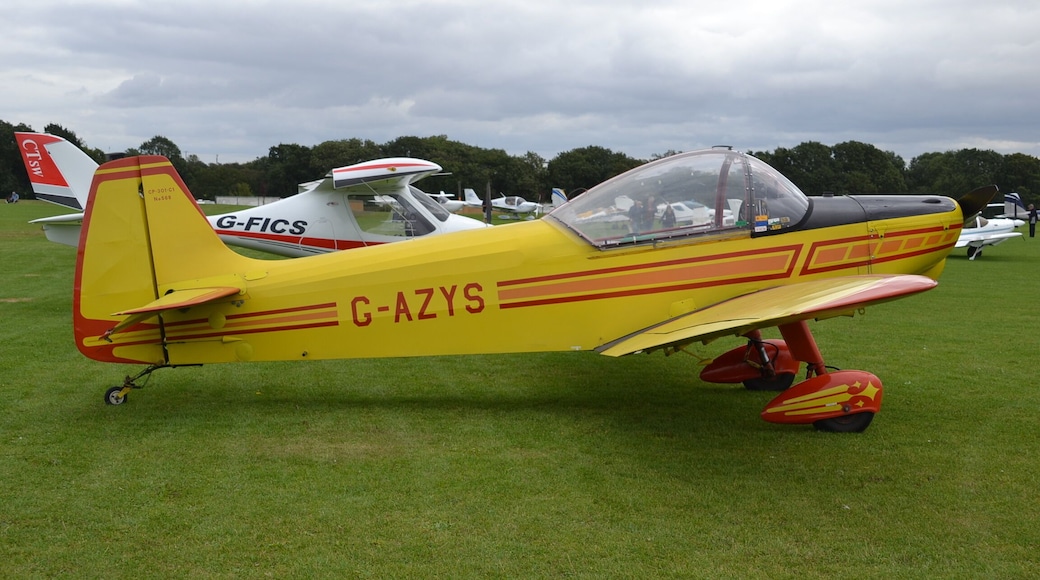 Scintex CP.301 C1 at the Light Aircraft Association,(LAA,) Rally,Sywell, 30/08/14.
