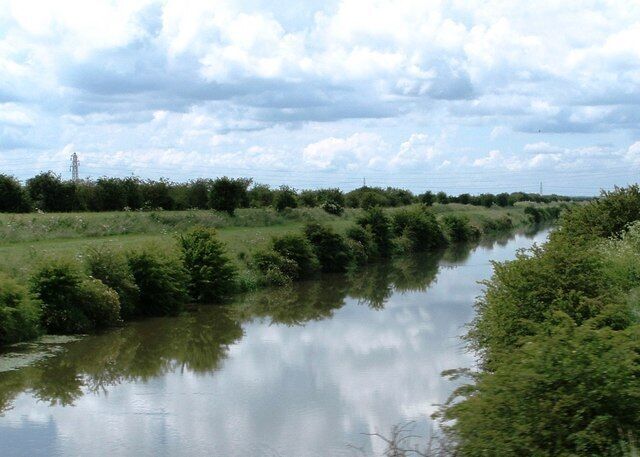 On Reflection South Fortyfoot Drain at Swineshead Bridge, looking Southwest from Great Brand End Pumping station.