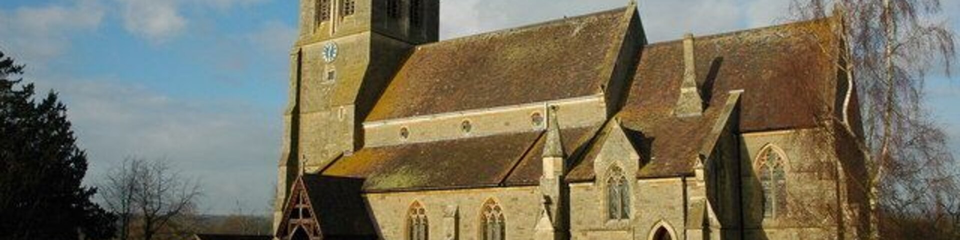 St John the Baptist parish church, Suckley, Worcestershire, seen from the southeast