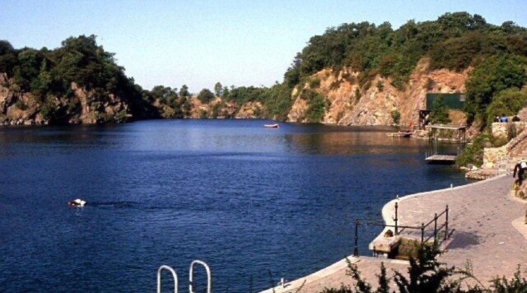 Stoney Cove national dive centre. Stoney Cove is a disused granite quarry. While quarrying took place the water had continually to be pumped away. However, after the workings ceased in 1958 the water was allowed to fill the massive hole left after 150 years of quarrying. It took 5 years to flood the area completely. Stoney Cove was first used for commercial dive training in the 1960's following the discovery of oil in the North Sea. It has been operating as a public dive training facility since 1978 and has been much improved in recent years. Numerous attractions have been sunk, including a Wessex helicopter, Nautilus sub and the steam powered tugboat Stanegarth.