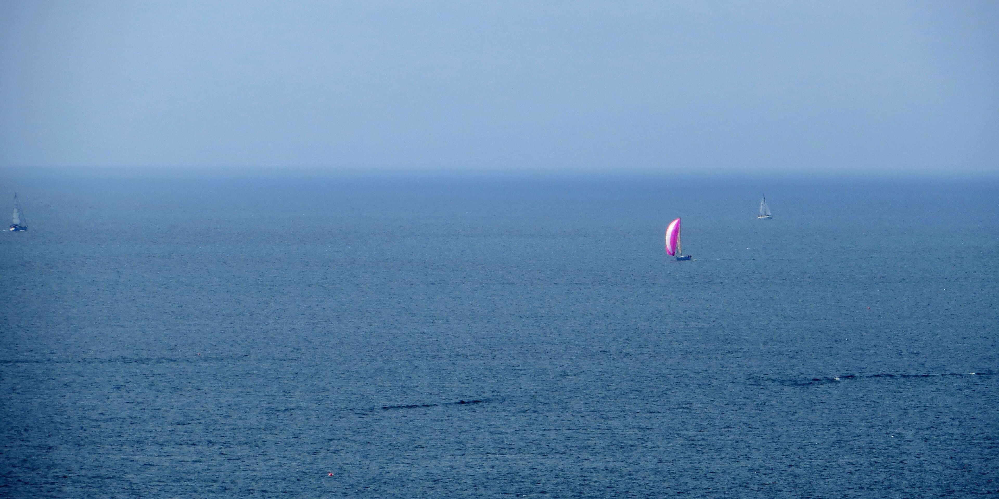 Boats off of Start Point - June 2015