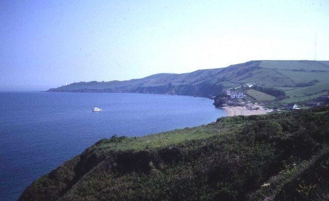 Tinsey Head From the coast path looking south to Hallsands and Start Point.