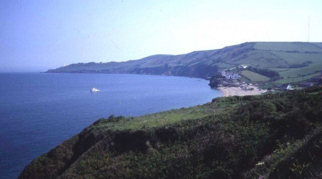 Tinsey Head From the coast path looking south to Hallsands and Start Point.